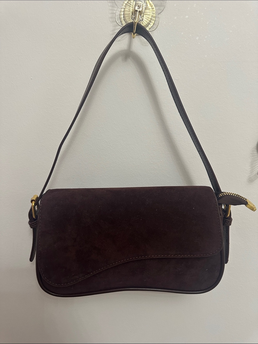 Brown shoulder bag